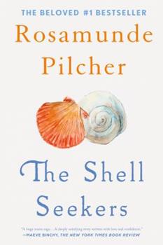 white book cover with orange and blue sea shells 