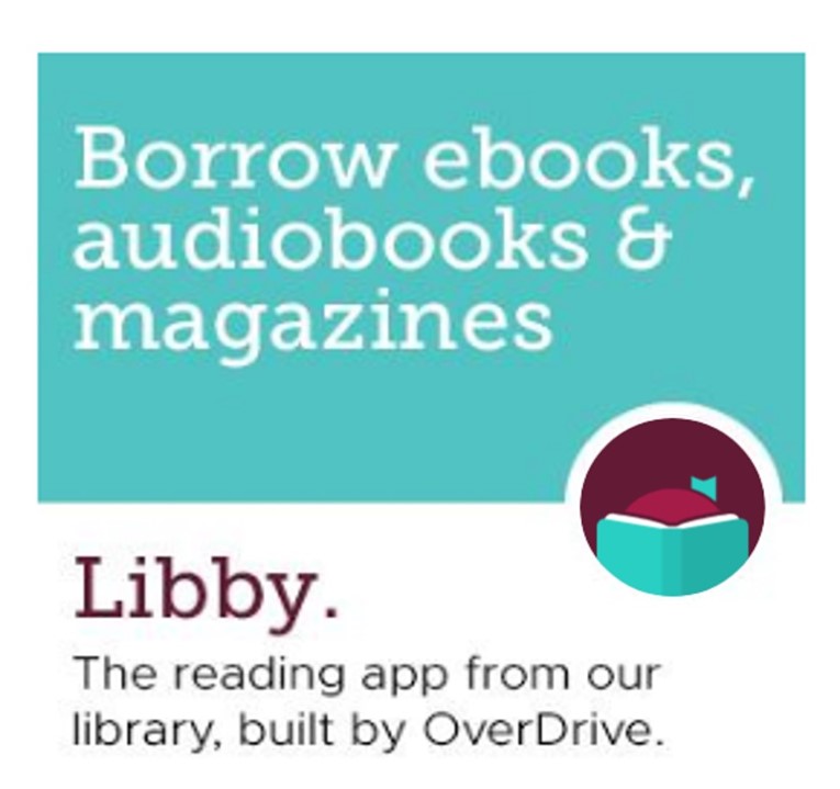 Image says Libby: Borrow ebooks, audiobooks and magazines.