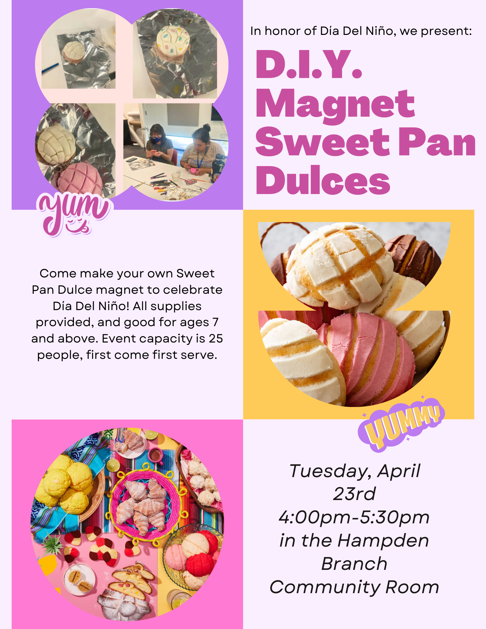 Flyer for Magnet Sweet Pan Dulces