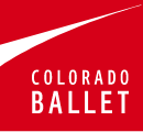 Red and White Colorado Ballet Logo