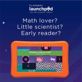 An image of a Launchpad and the text: Math lover? Little scientist? Early reader?