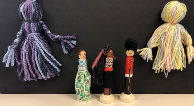 Yarn and Clothespin Doll