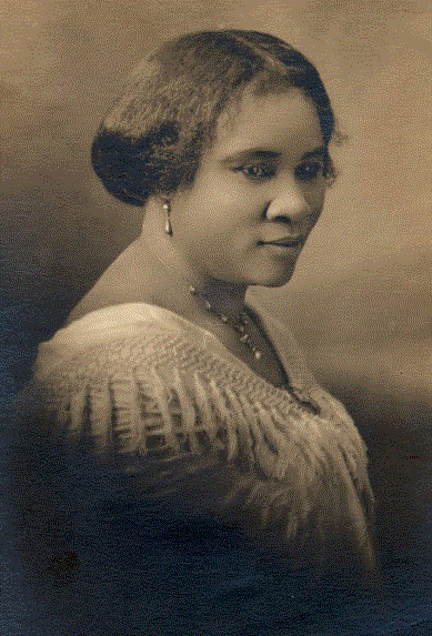 Madam C.J. Walker. [Black-and-white photoprint.]