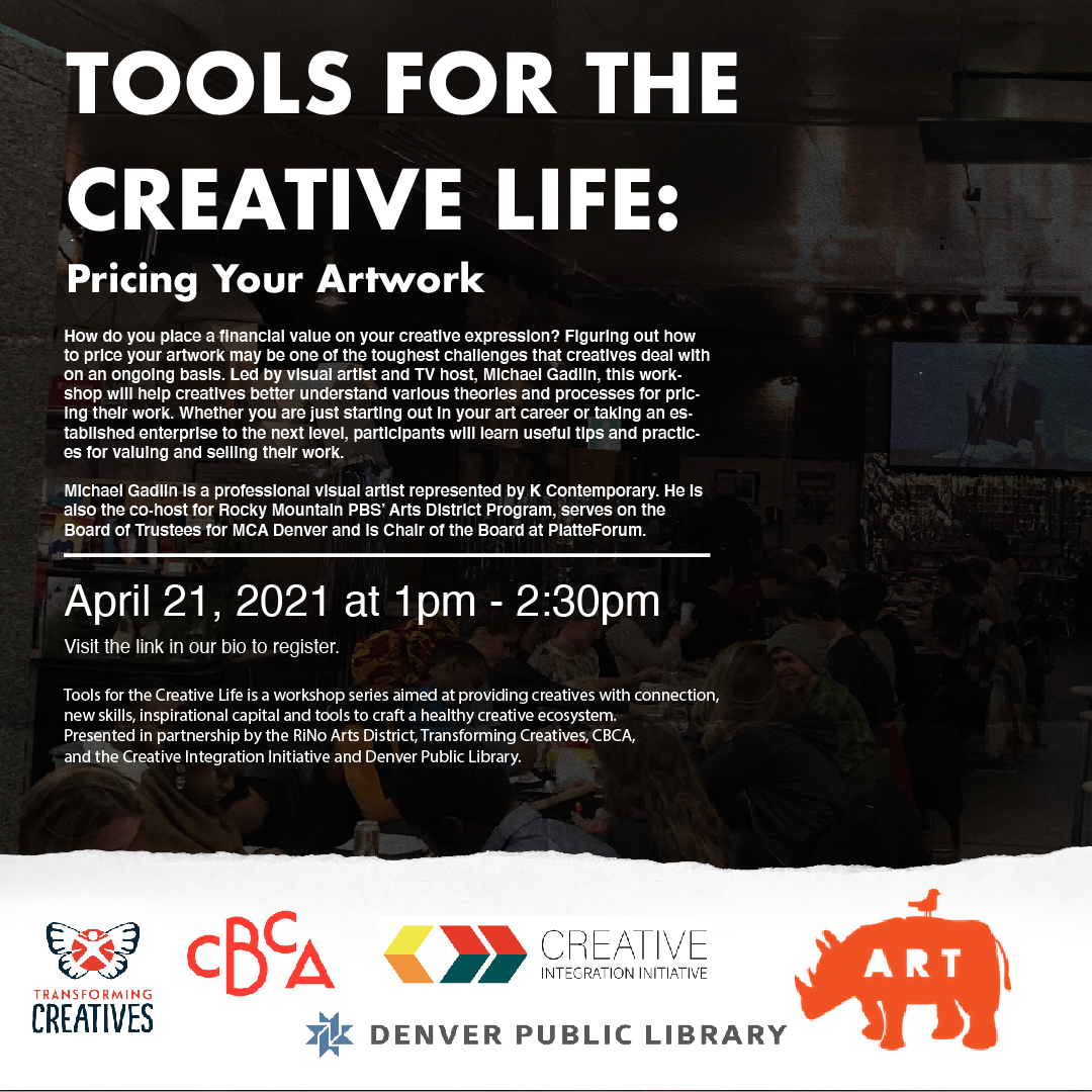 April 2021 Tools for the Creative Life flyer