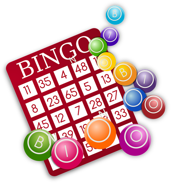 Picture of Bingo card and balls