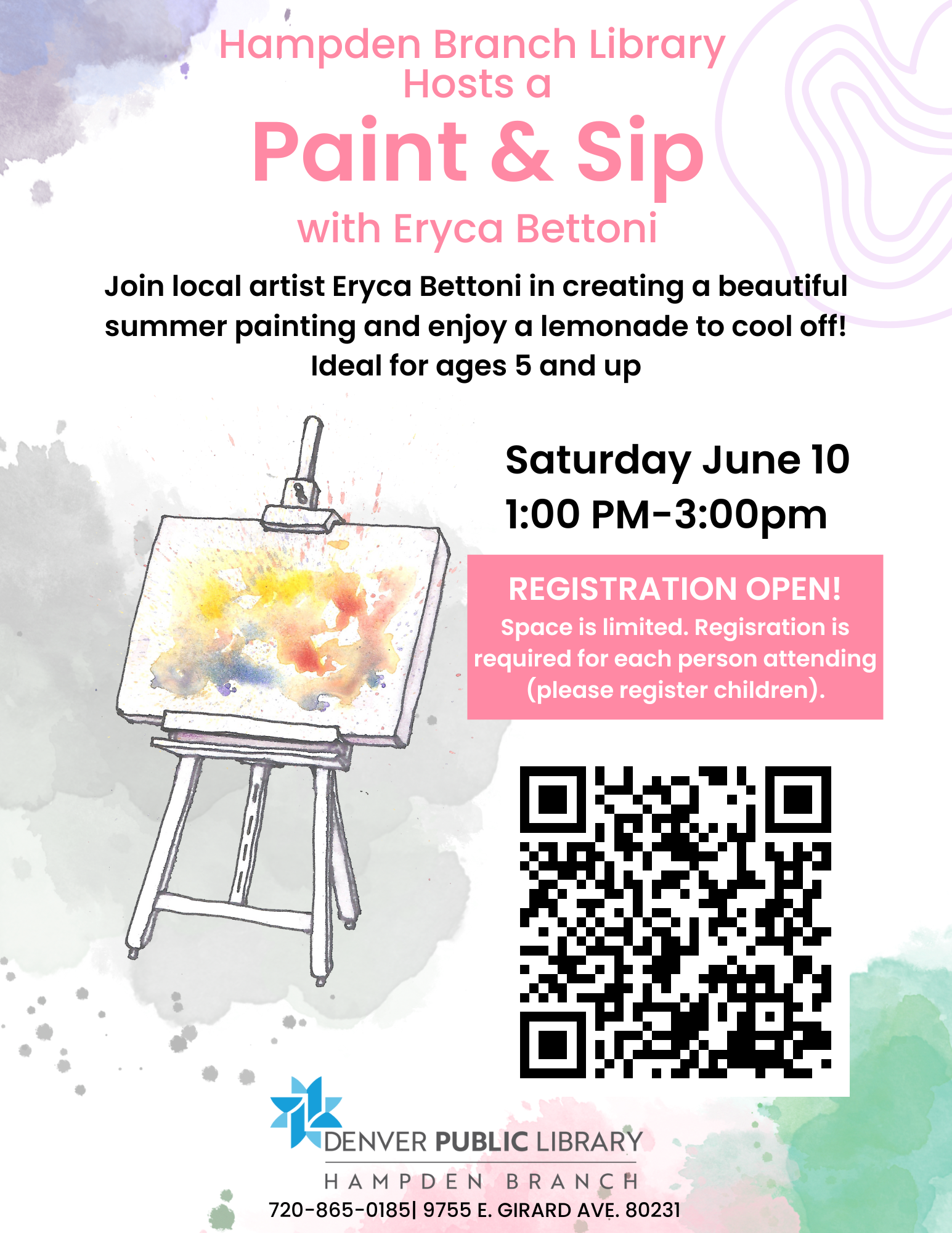 SOA Paint N Sip | Denver Public Library