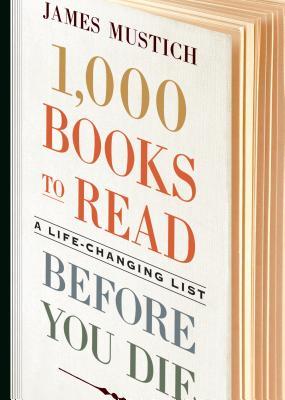 A white book with the title "1000 Books to Read Before You Die" on the cover. 