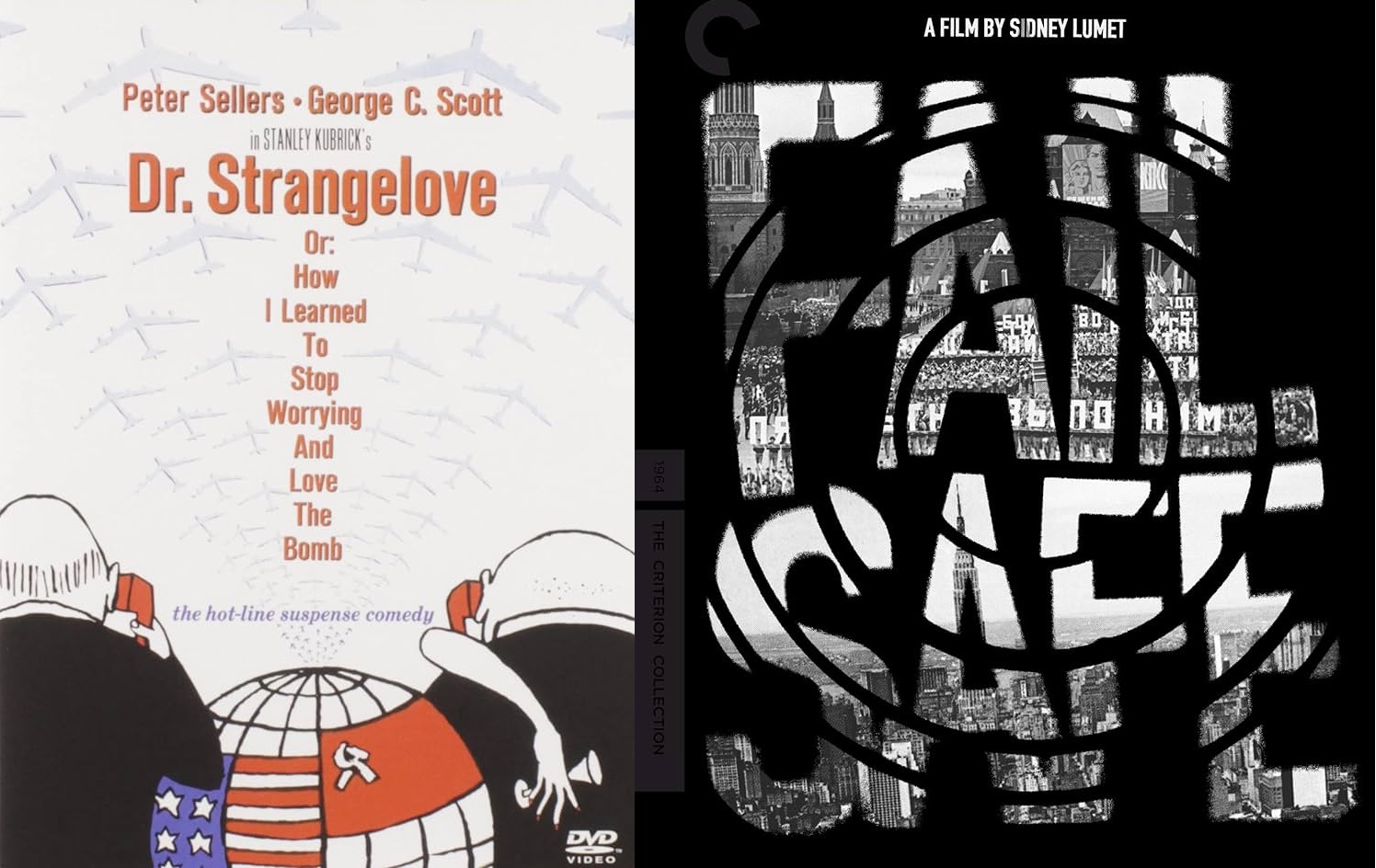 Cover of Dr. Strangelove and cover of Fail Safe