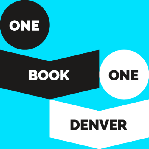 Graphic with work One Book One Denver