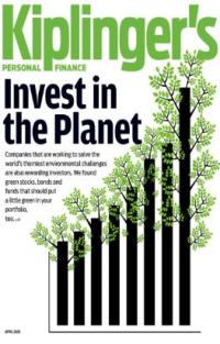 Kiplinger's Magazine cover with Invest in the Planet as the cover story