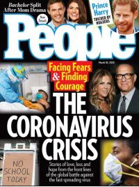 People Magazine cover with The Coronavirus Crisis as the cover story