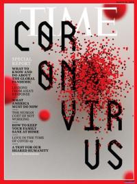 Cover of Time Magazine with "Coronavirus" on the cover