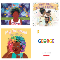 Book covers of four children's books