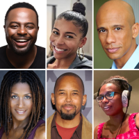 An image of six actors.