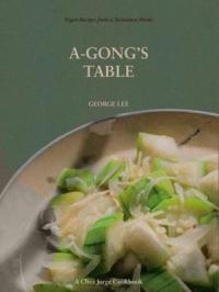 cover of a-gongs table with vegetable noodle dish