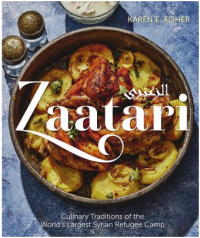 cover: zaatair, showing vegetables cooking in a cast iron pan