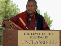 Photograph of TJohn "Thunderbird Man" Emhoolah Jr. 