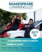 Poster for Shakespeare in the Parking Lot